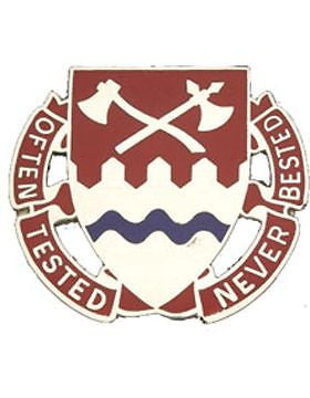 1140 Engineer Unit Crest (Often Tested Never Bested)