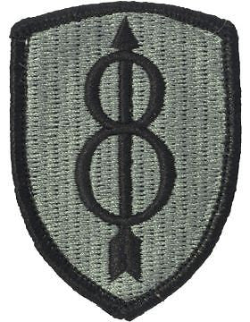 0008 Infantry Divison ACU Patch with Fastener (PV-0008A)