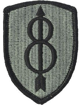 0008 Infantry Divison ACU Patch with Fastener (PV-0008A)