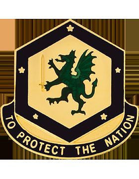 0048 Chemical Brigade Unit Crest (To Protect The Nation)