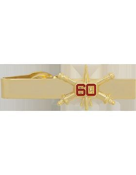 No-Shine (NS-TB-RO-ADA-060) 60th Air Defense Artillery BOS Officer Tie Bar
