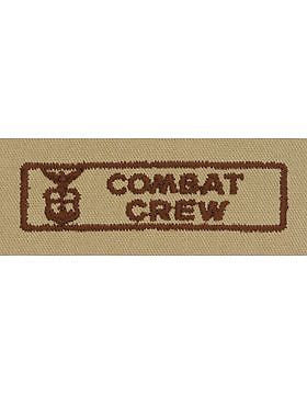 AF-SD313 Combat Crew USAF Sew-On Desert