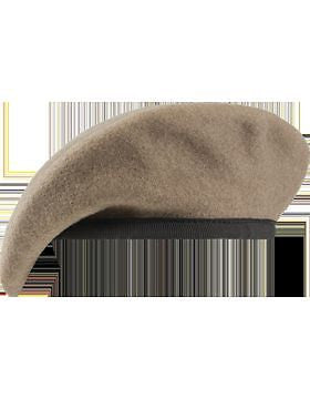 Beret (BT-S19/06) Ranger Tan with Nylon Pre Shaped Size 7 1/8" (Unlined)