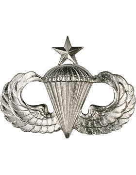 USAF Badge (AF-343B) Senior Parachutist No Shine