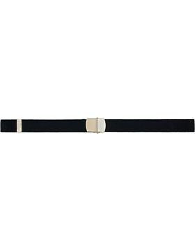 No-Shine (NS-401M) Elastic Belt 49" with Brass Buckle and Tip (Male)