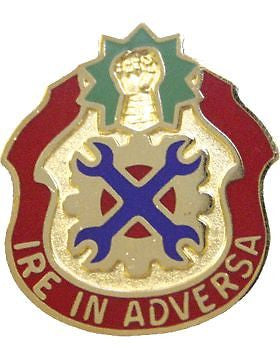 0298 Support Bn Unit Crest (Ire In Adversa)