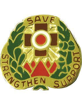 0256 Combat Support Hospital Unit Crest (Save Strengthen Support)