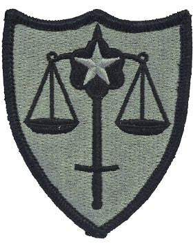 Trial Defense Service ACU Patch with Fastener (PV-TRIAL)