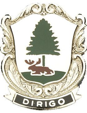 Maine State NG ARNG Unit Crest (Dirigo)