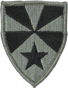 0007 Army Support Command ACU Patch with Fastener (PV-0007D)