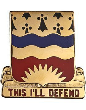 0142 Engineer Bn Unit Crest (This I'll Defend)