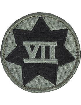 0007 Corps ACU Patch with Fastener (PV-0007C)