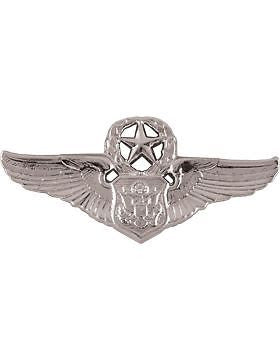 USAF Badge (AF-504C) Master Non-Rated Officer Aircrew No Shine Mini