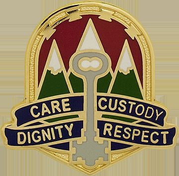 0193 Military Police Battalion Unit Crest (CARE CUSTODY DIGNITY RESPECT)