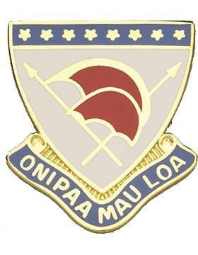 Hawaii State HQ ARNG Unit Crest (Onipaa Mau Loa)