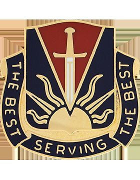 0005 Personnel Services Bn Unit Crest (The Best Serving The Best)
