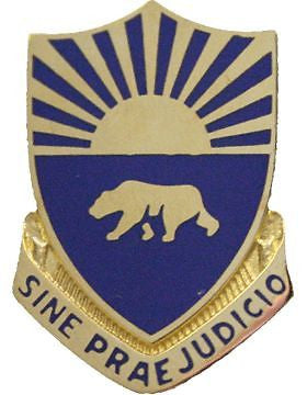 0508 Military Police Bn Unit Crest (Sine Praejudicio)