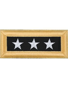 General Officer 09 x LT General Male Rayon Shoulder Boards (SB-GO-3M)