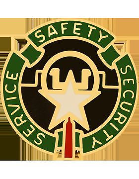 0136 Military Police Bn Unit Crest (Service Safety Security)