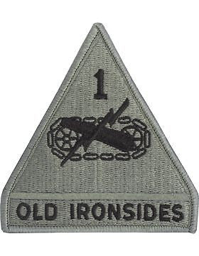 0001 Armor Division ACU Patch with Fastener (PV-0001B)