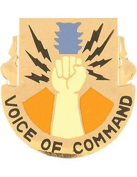 0013 Signal Bn Unit Crest (Voice Of Command)