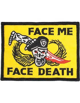 N-026 Face Me Face Death Tab 3" x 4"