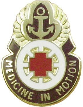 Medical Dept Fort Eustis Unit Crest (Medicine In Motion)