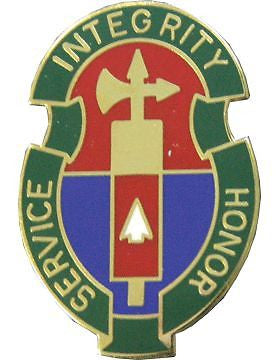 0198 Military Police Bn Unit Crest (Service Integrity Honor)
