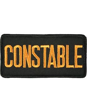 Novelty (U-N128A) Constable 2" x 4" Patch Gold on Black