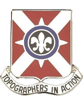 1203 Engineer Bn Unit Crest (Topographers In Action)