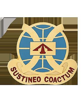 0916 Support Bde Unit Crest (Sustineo Coactum)
