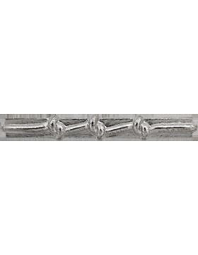 Ribbon Device (R-D119) Silver 3 Knot G.C. Clasp