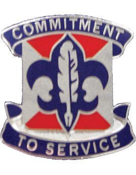 0004 Personnel Services Bn Unit Crest (Commitment To Service)