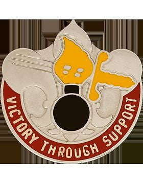 0051 Maintenance Battalion Unit Crest (Victory Through Support)
