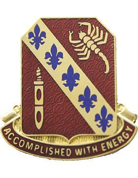 0168 Regiment Unit Crest (Accomplished With Energy)
