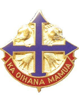 0029 Infantry Bde Unit Crest (Ka Oihana Mamua)
