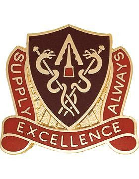 0427 Medical Bn Unit Crest (Supply Excellence Always)