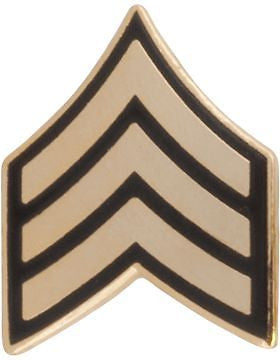 No-Shine Rank (NS-T105) Sergeant (E-5) Tie Tac