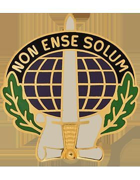 0352 Civil Affairs Command Unit Crest (Non Ense Solum)