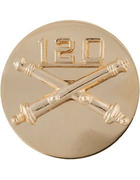 No-Shine (NS-RE-FA -120) 120th Field Artillery and US Enlisted (Pair)