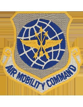 USAF Patch (AF-P02AG) Air Mobility Command Full Color without Fastener