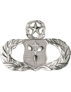 USAF Badge (AF-340C) Master Meteorlogist No Shine