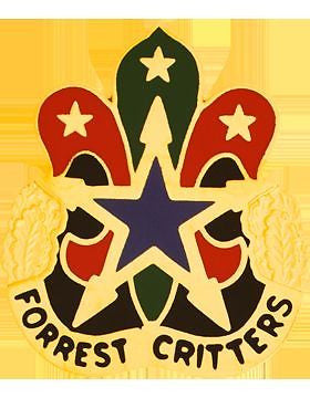 0130 Support Center Unit Crest (Forrest Critters)