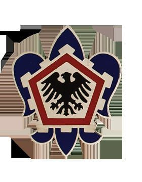 0555 Engineer Brigade Unit Crest (No Motto)