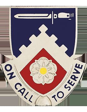 0299 Support Bn Unit Crest (On Call To Serve)