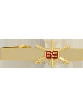 No-Shine (NS-TB-RO-ADA-069) 69th Air Defense Artillery BOS Officer Tie Bar