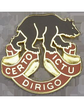 0006 Air Defense Artillery (Right) Unit Crest (Certo Dirigo Ictu)