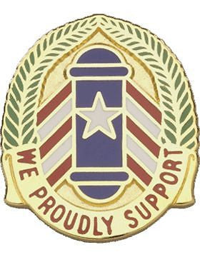 0166 Support Group Unit Crest (We Proudly Support)