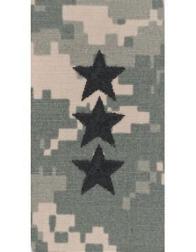 LIEUT. GENERAL -P to P-ACU Sew-on Cap Rank