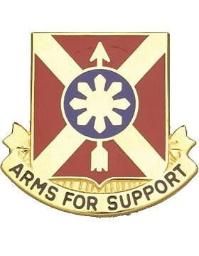0163 Field Artillery Unit Crest (Arms For Support)
